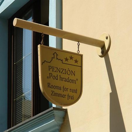 Trenčín Penzion Pod Hradom מראה חיצוני תמונה